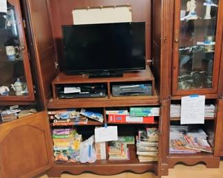 estate sale unit with games
