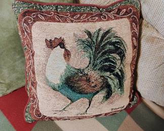 estate sale pillow decor