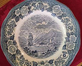 estate blue plate