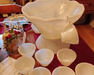 estate sale punch bowl