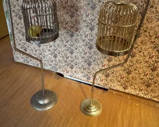 Miniature bird cages for doll house 