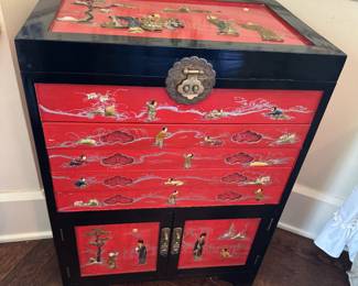 Chinese silverware chest