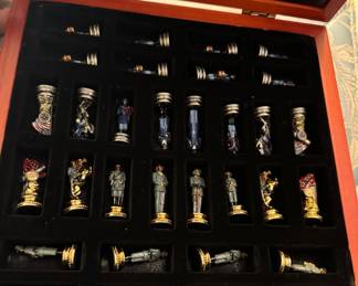Civil War chess set