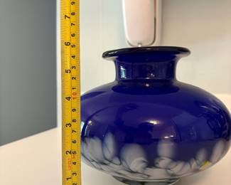 R53 - $12. Polish Art Glass Small Vase.