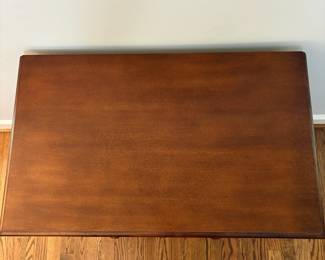 R19 - $40. Ethan Allen Media Stand. Measures 28" x 17" x 28". Very good condition.