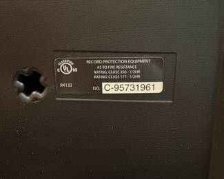 R62 - $20. Sentry Safe with Key.