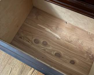 R17 - $80. Pair of Nightstands. Measures 26" x 16" x 26" tall. Some signs of gentle use but drawers slide as they should.