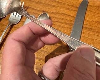 S1 - $3,200 Buy It Today Price. OR highest offer by Friday Morning 9AM. International Sterling "Prelude". 1322 Grams of Sterling + 4 Oz. Knife Handles. 8 - Knives, Spoons, Butter Knives. 2 Soup Spoons. 7 Dinner Forks. 6 Salad Forks. 3 Serving Spoons. STERLING WILL NOT BE AT THE HOME. IT WILL BE SOLD PRIOR TO OPENING.