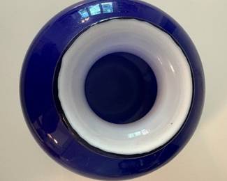 R53 - $12. Polish Art Glass Small Vase.