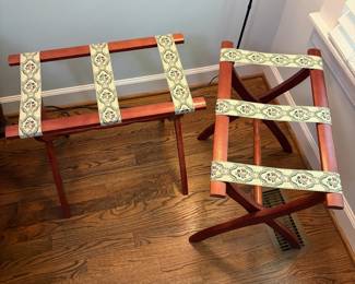 R20 - $25 Each. 2 Ribbon Luggage Racks. Excellent Condition. Measures 23" x 13" x 20".