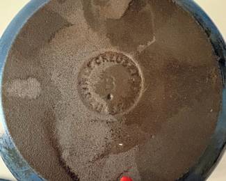 R57 - $30. Le Creuset #8. HEAVY burn marks. See photos.