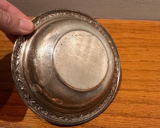 S3 - $175 Buy it today Price! Or HIGHEST OFFER BY FRIDAY 9AM. Wallace Sterling Bowl. 74 Grams. STERLING WILL NOT BE AT THE HOME - IT WILL BE SOLD PRIOR TO OPENING.