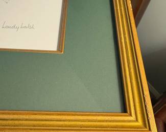 R13 - $30. Wendy Walsh signed & numbered Botanical Print #246/600. Measures 17.25" x 21.25"