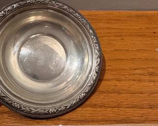 S3 - $175 Buy it today Price! Or HIGHEST OFFER BY FRIDAY 9AM. Wallace Sterling Bowl. 74 Grams. STERLING WILL NOT BE AT THE HOME - IT WILL BE SOLD PRIOR TO OPENING.