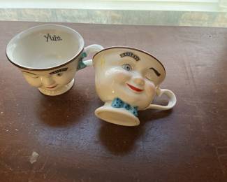 Baileys "Yum" Winking Face Character Cups (Set of 2)