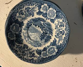 Set of Six Royal Warwick "Loch Dich" Plates