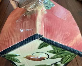 Vintage McCoy Wren Birdhouse Cookie Jar