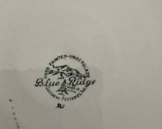 Blue Ridge Pottery "Quaker Apple" Pattern Plate