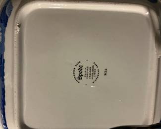 Spode Blue Italian Square Vegetable Dish