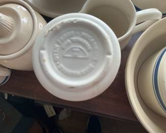 Robinson Ransbottom Blue Bands Stoneware Set