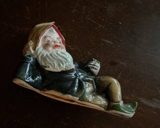 Ceramic Garden Gnome Figurine