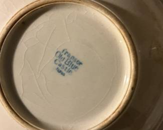 Old Blue Castle Plate by Frasor