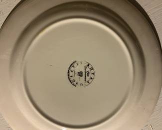 Royal Stafford "Coaching Scene" Blue and White Transferware Plate