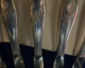 Wm. Rogers & Son Silver Plate Flatware Set