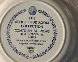 Spode Blue Room Collection 'Continental Views' Plate