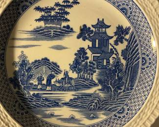 Spode Blue Room Collection Willow Series 'Buffalo' Plate
