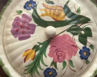 Blue Ridge "Fruit and Flowers" Covered Casserole Dish