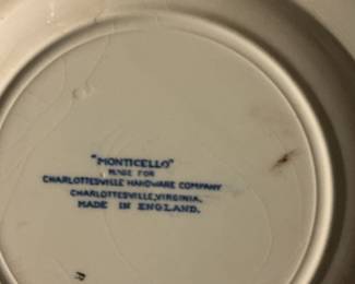 Monticello Commemorative Plate by Crown Ducal