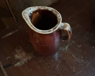 Hull Pottery Brown Drip Creamer S-2591