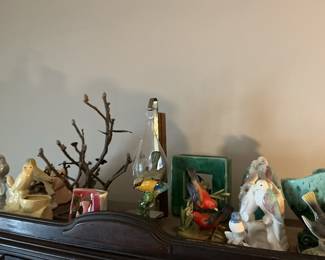 Assorted Vintage Ceramic Bird Figurines, including UCAGCO and Stangl