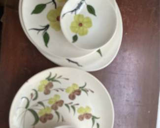 Dixie Dogwood by Joni China / Stetson / Blue Ridge Southern Pottery Dinnerware Set