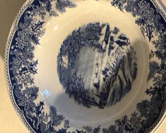 Spode Winter's Eve Blue and White Bowl