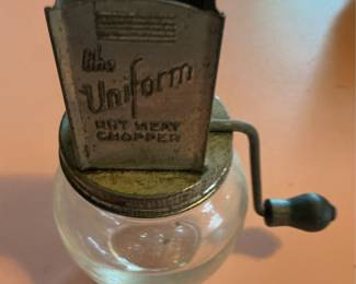 The Uniform Nut Meat Chopper by Hazel Atlas