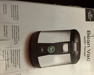 The Sharper Image Bean Vac Coffee Canister