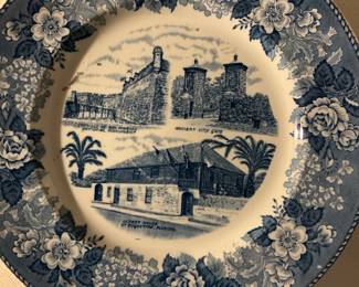 Alfred Meakin Old English Staffordshire Ware St. Augustine Plate
