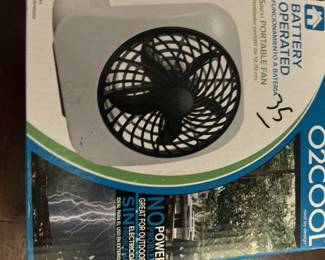 O2COOL 5-Inch Battery Operated Portable Fan