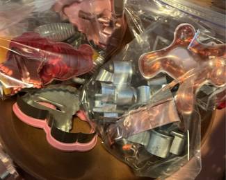 Assorted Vintage Copper and Aluminum Cookie Cutters