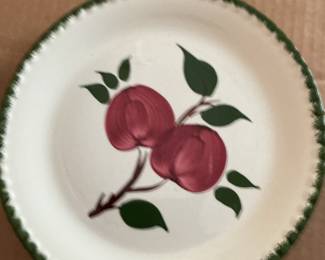 Blue Ridge Pottery "Quaker Apple" Pattern Plate