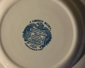 Liberty Blue "Independence Hall" Plate