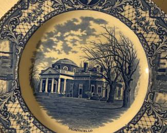 Monticello Commemorative Plate by Crown Ducal