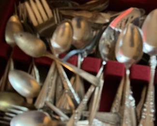 Wm. Rogers & Son Silver Plated Flatware Set in Presentation Box
