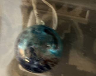 Assorted Blown Glass Ornaments with Confetti and Millefiori Elements