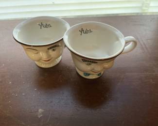 Baileys "Yum" Winking Face Character Cups (Set of 2)
