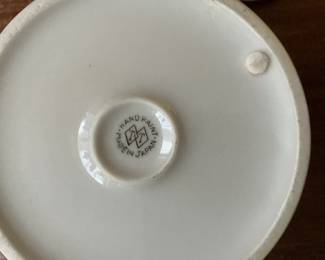 Vintage Hand Painted Nippon Sugar Bowl with Lid