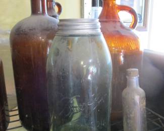 Vintage Glass Jugs
