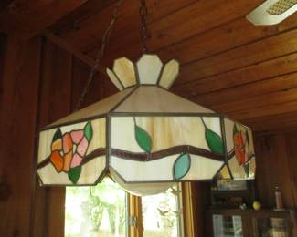Stained Glass Swag Lamp